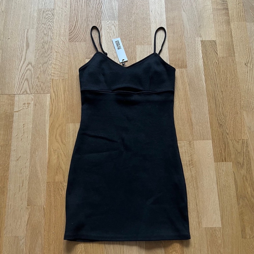 BB Dakota by Steve Madden 95% Cotton Black Dress - Size Medium *Brand New*